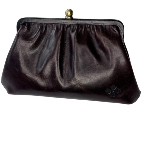 Patricia Nash Ealing Frame Leather Bag in Chocolate Color - Picture 4 of 16